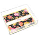 Elegant Spring Garden Lucite Tray Image 1 of 4